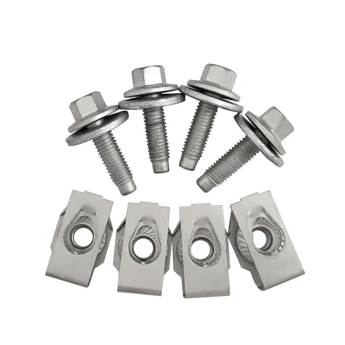 Image of 4034A Front Skid Plate Filter Nuts & Bolts | Fit for Ford Expedition 2018-2024, for Ford F-150 2015-2020, for Lincoln Navigator 2018-2024