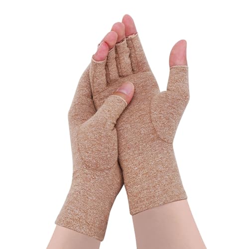 Fingerless Gloves For Women Men Breathable Soft Cotton Half Finger Glove Spandex Blend Comfortable Fit Moisture-Wicking Ideal for Sports Working