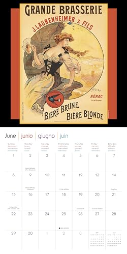 Bon Appétit 2025 Wall Calendar — Vintage Poster Art, 16-Month Cooking Calendar, 12\" x 12\" - Thumbnail 4