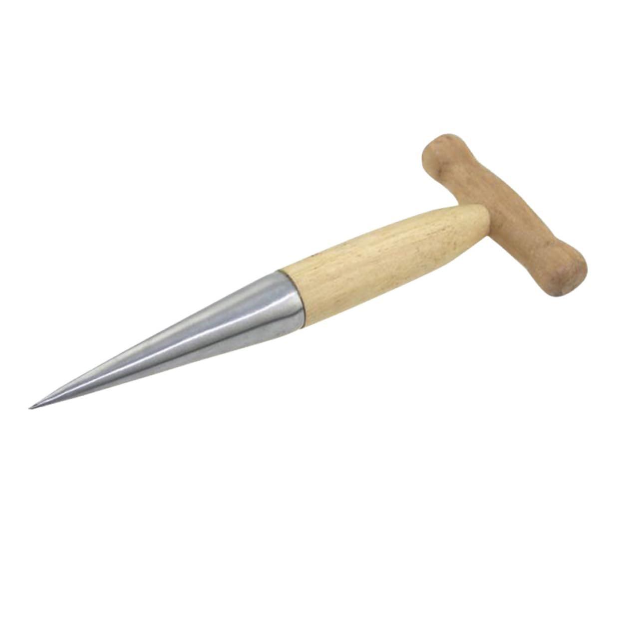 CIYODO Stainless Steel Sow Dibber Plant Hole Digger Tool for Garden Cultivation