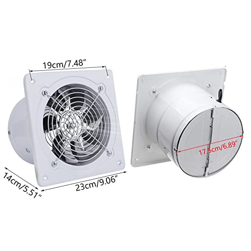 Wall Mounted Exhaust Fan, Low Noise Extractor Ventilator Fan - Image 2