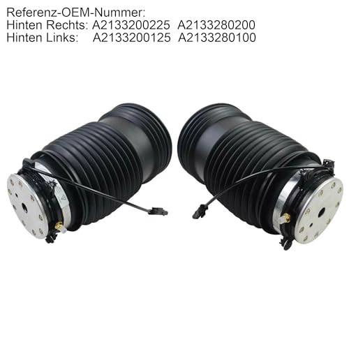 Kalmaegee 1Paar Hinten Federbalg Luftfeder Für Mercedes W213 GLC C253 X253 E300 E350 E400 2015-2021 2133200125 2133200225