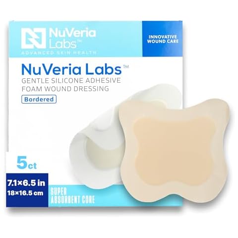 NuVeria Labs Small Silicone Foam Wound Dressing Cover