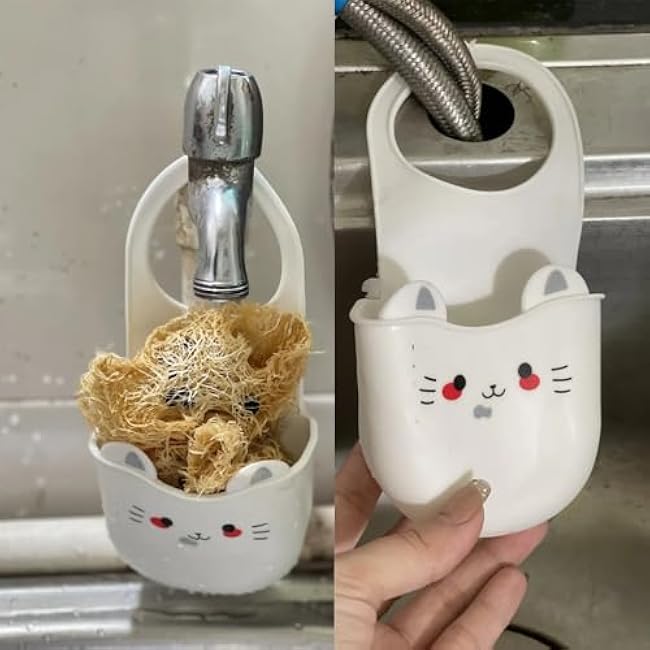 3 Pack Sink Caddy Kitchen Sponge Holder Stainless Steel Scrubber Organzier for Zero Scratch Scrub Sponges Steel Wool Scrubbers Pads Compressed Cellulose Sponges Dish Brush Dish Scrub Brushes