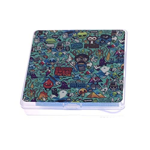 Face Cover Storage Box, Face Bandanas Organizer, Portable Storage Clip for Recyclable, Convenient to Carry Out, for Repeated Use Storage Clip-for School, Office, Portable Plastic Storage Box