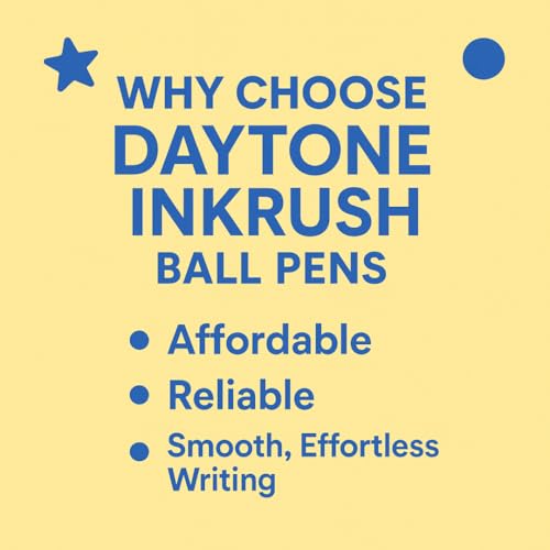 Image of Daytone IKRUSH Ball Pen - Blue (Pack of 60 Ball Pens)
