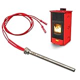 RANRAO Encendedor Hot Rod, 220 V Lgniter Hot Rod Tubo de calefacción de pellets de Madera Chimenea Parrilla Estufa Parte para Chimenea Estufa de pellets