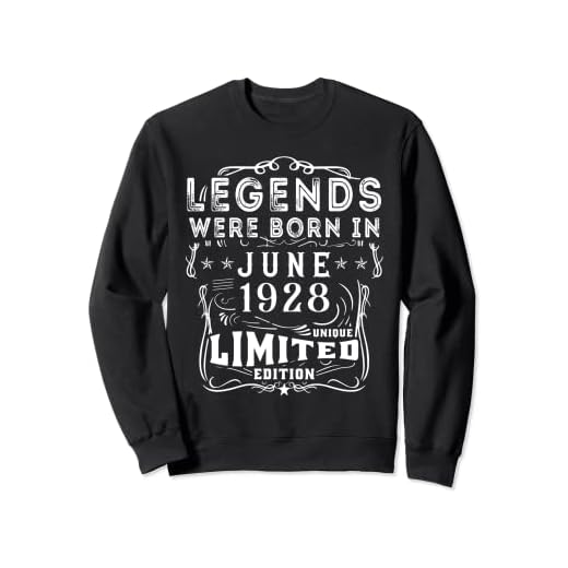 Cumpleaños Junio 1928 Edición Limitada Regalo Legend June Sudadera