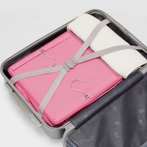 Image of YOUDENOVA Hanging Closet Organizer and Storage, 6-Shelf, Pink