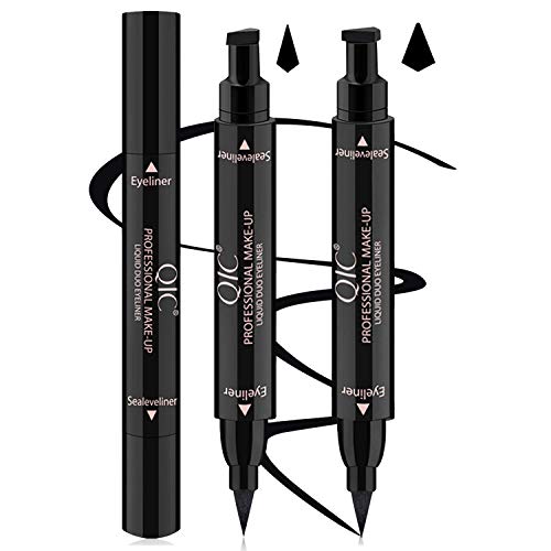 Winged Eyeliner Stamp-2Pens,Long Lasting Liquid Eyeliner Pen Waterproof Vamp Style Wingliner For Cat