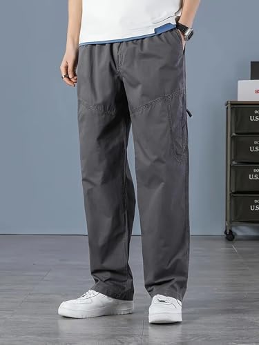 Image of Lymio Cargo for Men || Cotton Cargo Pant || Drawstring Waist Pant (Also Available in Plus Sizes) (62-65)