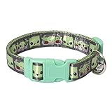 Collar para perro con licencia oficial de Star Wars: este collar Mandalorian Star Wars es un artículo oficial de ropa y accesorios para perros de Disney Consumer Products