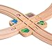 Orbrium Premium Cross Track for Wooden Railway Fits Thomas Brio Melissa & Doug Imaginarium