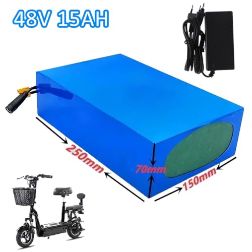 Batería de bicicleta eléctrica 48V 15Ah impermeable contra fallos 2