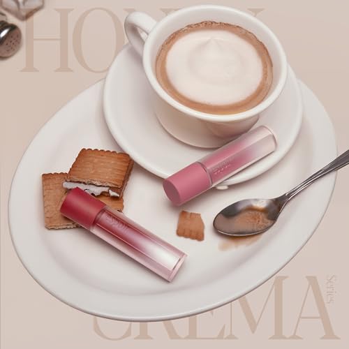 Image of Espoir Couture Lip Tint Fitting Blur #13 Rose Crema | Smudge-Proof Fixing Lip Stain, Soft & Creamy Texture without Flaking, Lightweight and Comfortable Matte Finish, Korean Makeup, Vegan, 0.14 oz
