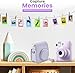 FUJIFILM INSTAX Mini 12 Holiday Bundle 2025 | with Extra Instax Mini Film + 4 Pk AA Batteries & Sunshine Photo Microfiber Cleaning Cloth (10 Items) (40 Sheets, Lilac Purple)