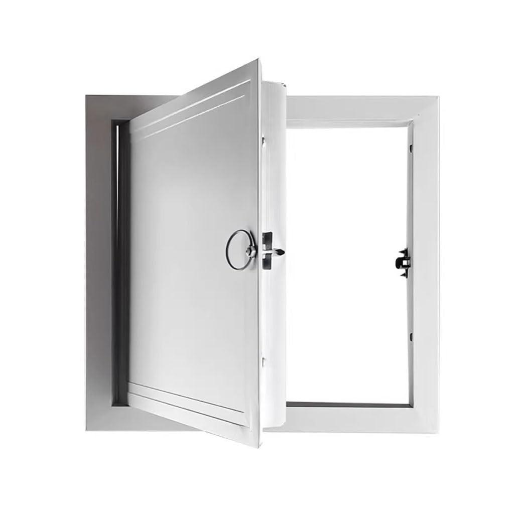 Trampilla para pared o techo de cartón yeso con registro blanco de fácil acceso