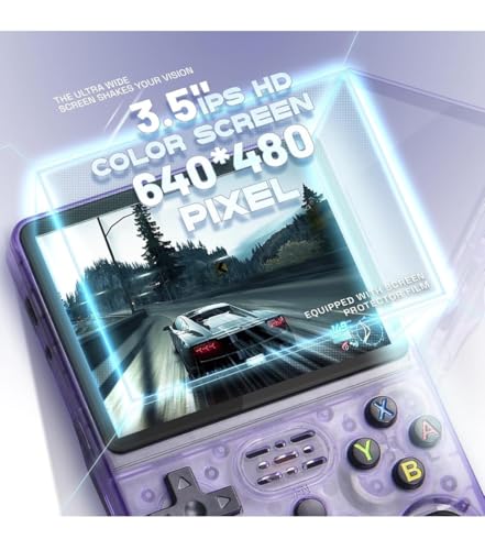 HZ New 2025 Edition R36S Handheld Console Video Game | HD Screen | Portable & Rechargeable | Built-in 15000+ Games & 64 GB | 20 Emulators | Games for All Age Group (Colour As Per Stock) 4