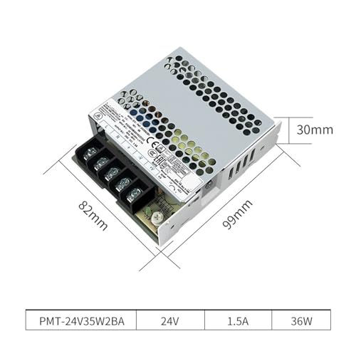 Alimentation à découpage PMT 12V et 24V pour boîtier rail DIN stable