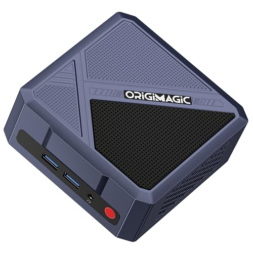 origimagic Mini PC A1 Pro with Ryzen 9 7940HS(up to 5.2GHz), 32GB DDR5 (64GB MAX),1TB SSD,Triple 4K,WiFi 6E,BT5.2/2.5G LAN. Ethernet Gaming/Design/Office/environments.
