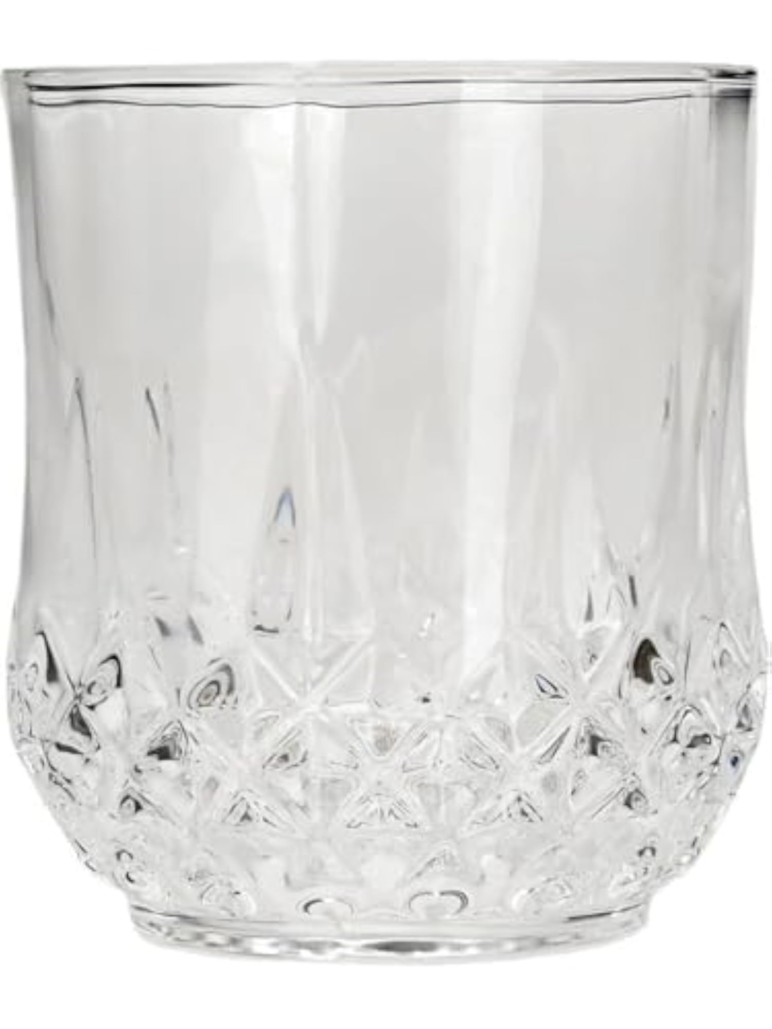 Clear Elegance Glass Drinking Cups Pack of 8, 200 ml