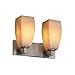 Justice Design Group FSN-8922-40-MROR-DBRZ Fusion Collection Modular 2-Light Bath Bar