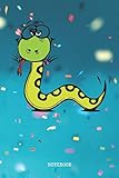  Notebook: Funny Party Baby Snake Totem Planner / Organizer / Lined Notebook (6\" x 9\")