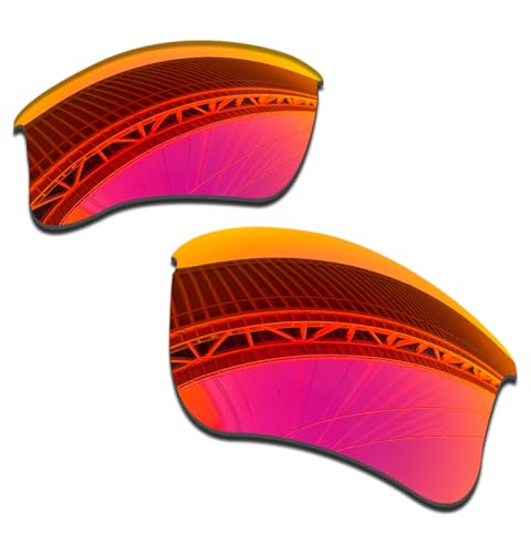 Image of 1.5MM Polarized Replacement Lenses for Oakley Flak Jacket XLJ Sunglasses, Anti-Scratch | Perfectly Fit