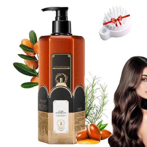 Detroitrain Fragrant Nourishing Shampoo, Amino Acid Nourishing Scalp Shampoo,Deep Cleaning and Moisturizing,Fluffy Texture,Long-