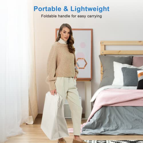 Wäschekorb Faltbar Wäschekorb Wäschesack mit Griff Wäschekörbe Aufbewahrungskorb Wäschesortierer für Schlafzimmer Badezimmer Kinderzimmer Reise