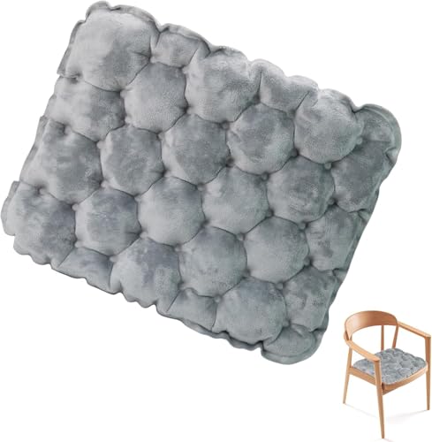 EULANT Terciopelo Cojín Inflable para Sillas, Ultraligero Cojínes de Asiento de Vuelo, Suave Almohadillas de Interior para Viajes en Avión/Conciertos/Tribunas/Sofá de Suelo y Sillas de Oficina