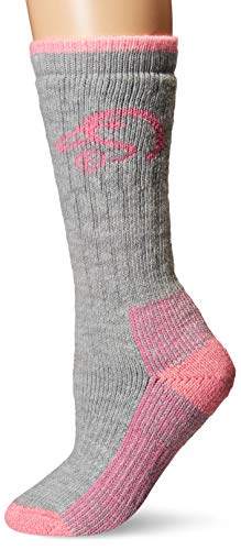 Ducks Unlimited Women's Comfy House Socks, Gray, Medium