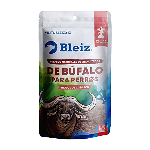Alimento Para Perro, Pet Products Bleiz Premios de Bufalo (Corazon)