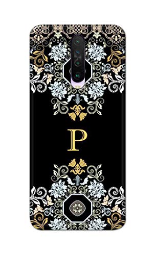 Image of Printed Hard Back Cover Case for Mi Poco X2 Back Cover (Alphabet P) -1803