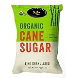 Organic cane Sugar Fine Granulated (10 LB Bulk) Unrefined Vegan Friendly | By MAJUU CONNECT