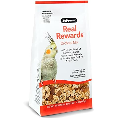 ZuPreem Real Rewards Orchard Mix Medium Bird Treats Cover