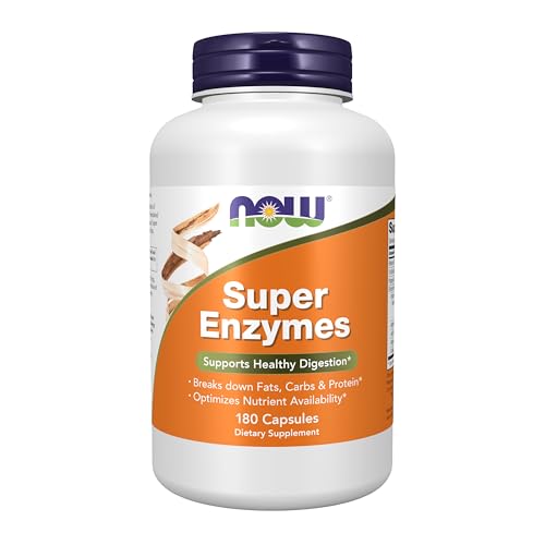 NOW Foods Supplements, Super Enzymes, Formulated with Bromelain, Ox Bile,