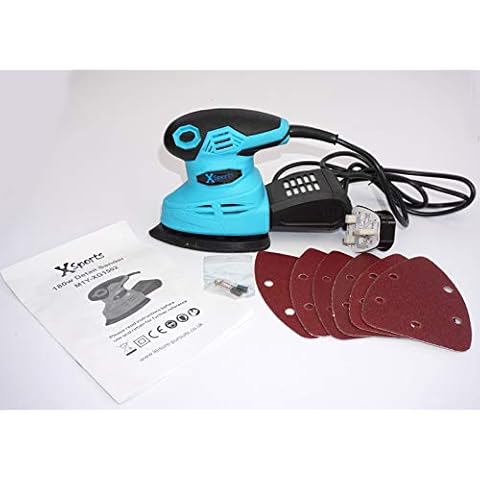 180W Electric Detail Palm Sander Heavy Duty Power Tool Dust Extraction 2year Warranty Cover