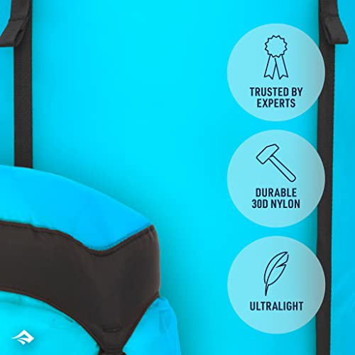 Sea to Summit Ultra-SIL Bolsa de Compresión, Ultraligera para Camping y Viaje, 8 litros, Color Atoll Blue miniatura 3