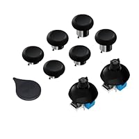 GuliKit 720° Adjustable Tension TMR Magnetic Joystick Replacement Kit, for PS4 DualShock Controller, Anti-drift Stick Repair Module with 3 Pairs Thumbstick Caps, Soldering Required