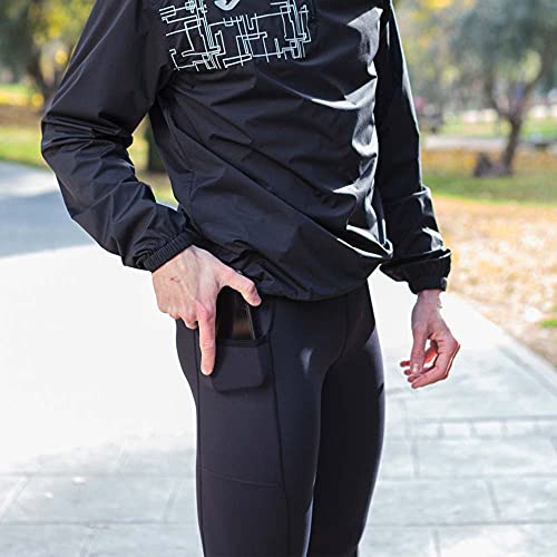 Joma Running Night - Men's Leggings Black/White, XS - Image 4