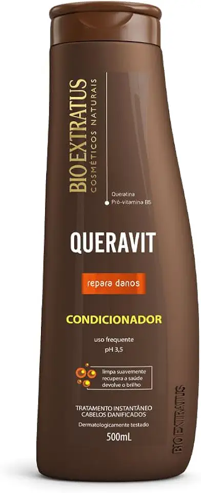 Condicionador Emulsão Catiônica Queravit 500 ML Bio Extratus