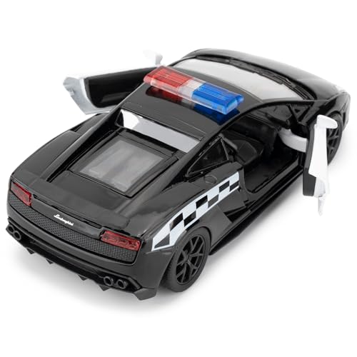 Modelo a escala 1:36 Lamborghini Gallardo coche policía miniatura 6