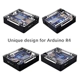 GeeekPi Student Starter Kit do Arduino UNO R4 WiFi, z oficjalną kartą UNO R4 WiFi, metalowa obudowa z przezroczystą akrylową osłoną, 400 otworów, kabel USB-C
