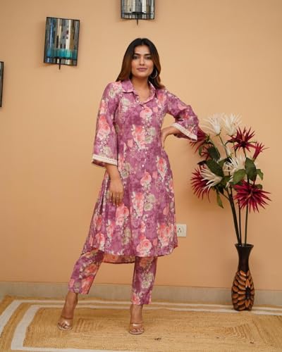 Image of FABNEX kurta set for women | Women Kurti Pant Set (K-Set-1)