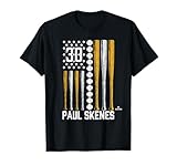 Baseball American Flag Paul Skenes Pittsburgh Baseball MLBPA T-Shirt