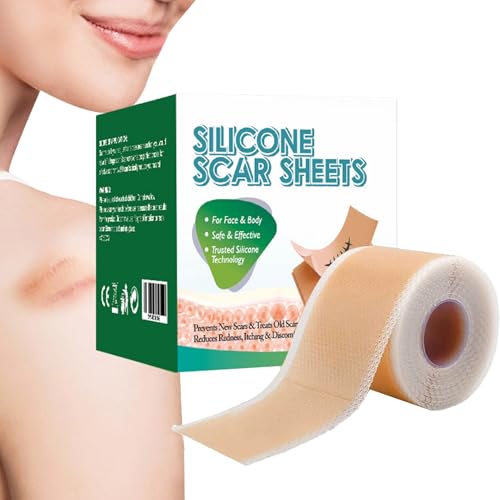 Hojas de cicatrices de silicona: cinta de de silicona de médico efectivo | Tiras de silicona sin esfuerzo para la curación de cicatrices