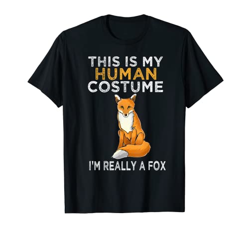 este es mi costum humano soy realmente un zorro - forx regalo Camiseta
