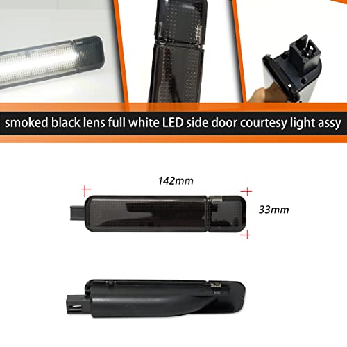 Lámpara LED interior para puerta ADIIL negro lente blanco miniatura 3