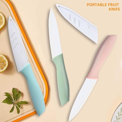 Image of Ceramic Chef Knife - Professional Ceramic Kitchen Knives for Fruits & Vegetables (5IN)